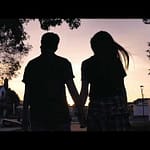 Couple Walking in Neighborhood Video