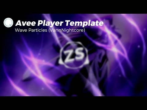 Wave Particles Template