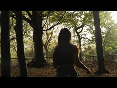 Girl Running in a Forest Video